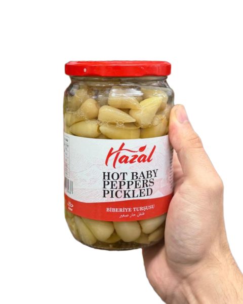Hazal Hot Baby Peppers Pickled