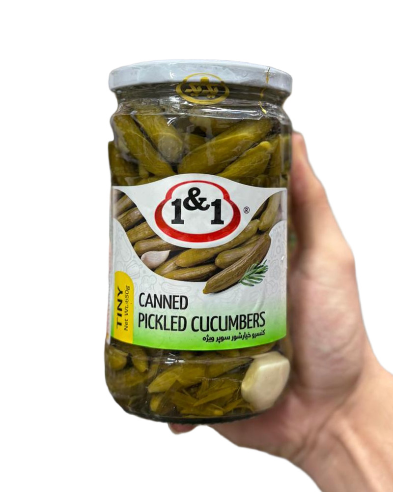 1&1 Canned Pickled Cucumbers – Tiny